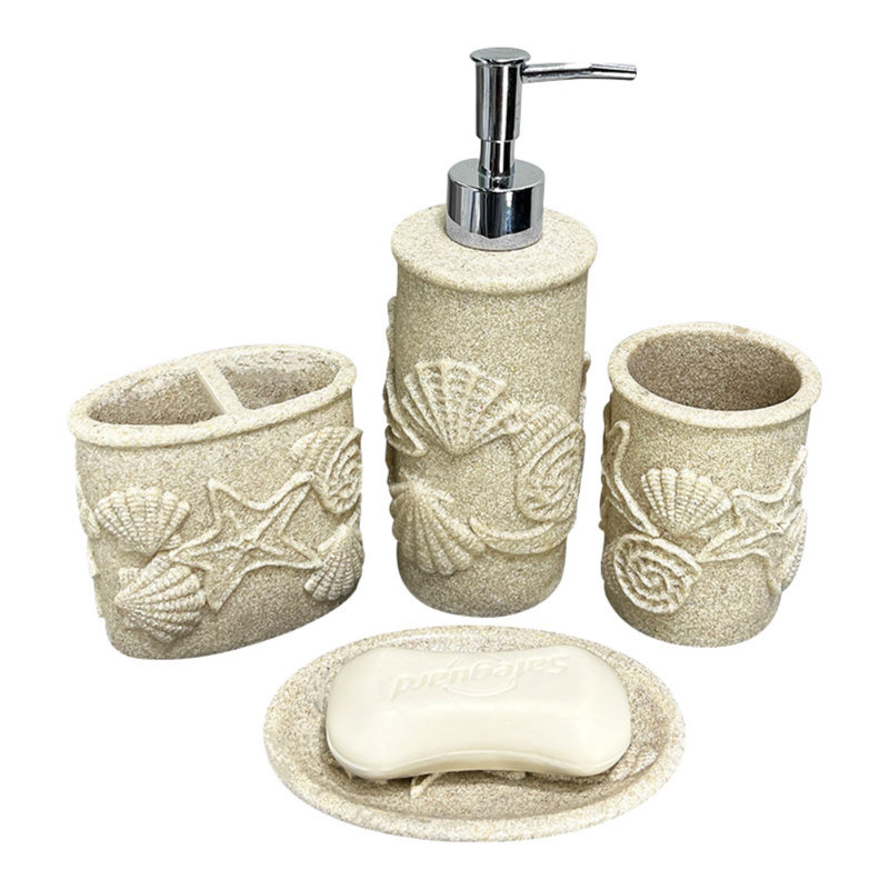 Rosecliff Heights 4 Piece Bathroom Accessory Set | Wayfair